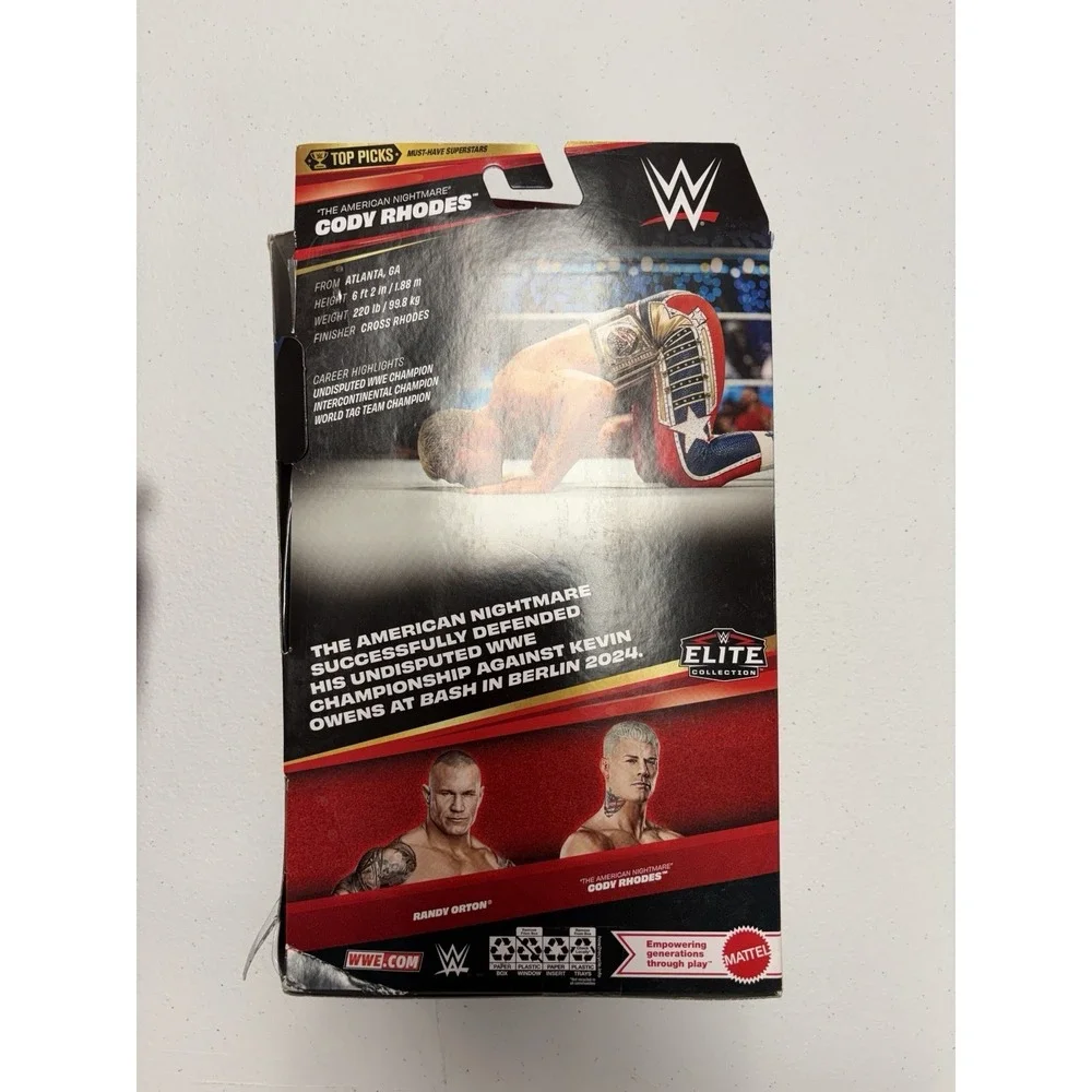 WWE Elite Collection Top Picks American Nightmare Cody Rhodes Mattel New Bx Dmg